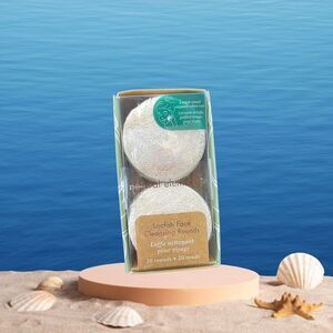 20 Pack Natural Loofah Sponge Exfoliating Facial Pads Scrubber Bath Shower NEW